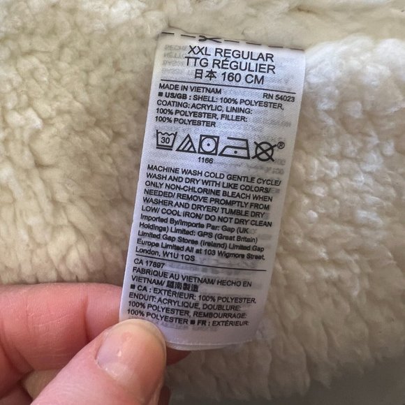 NWT Gap Kids XXL Pink Shearling Lined Puffer Vest Barbiecore Womens Small Medium - Picture 12 of 14